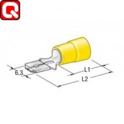 Terminal Faston Macho Isolado