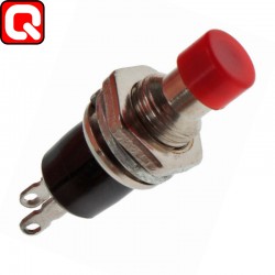 Botão pulsador vermelho (NA)