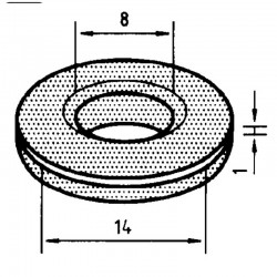 Anel passa fios Ø 14 mm